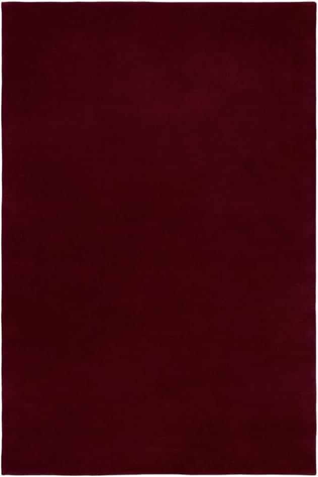 Solid Hand-Tufted Wool Area Rug – Minimalist Modern