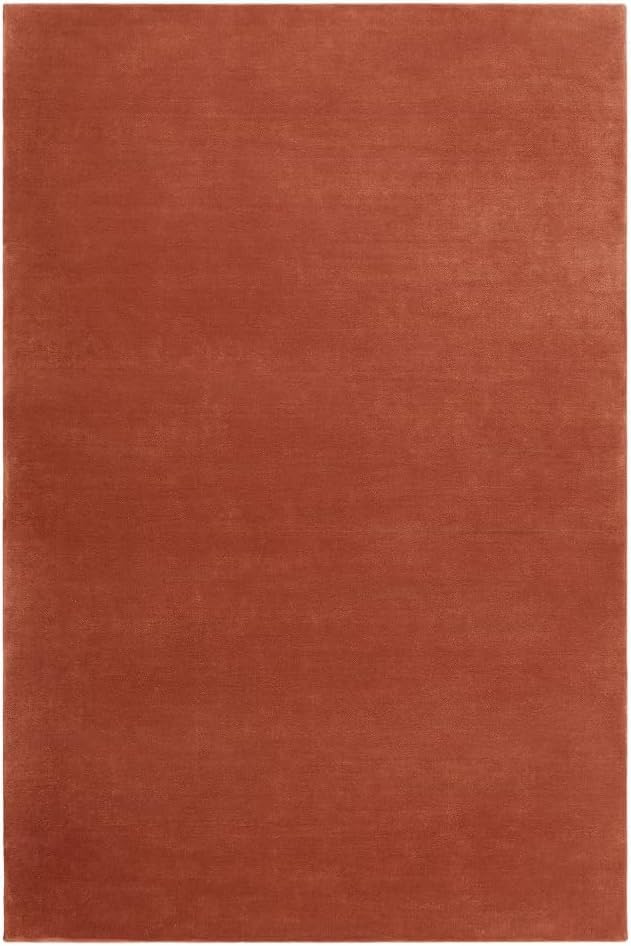 Solid Hand-Tufted Wool Area Rug – Minimalist Modern