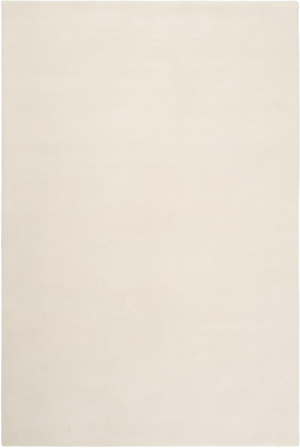 Solid Hand-Tufted Wool Area Rug – Minimalist Modern