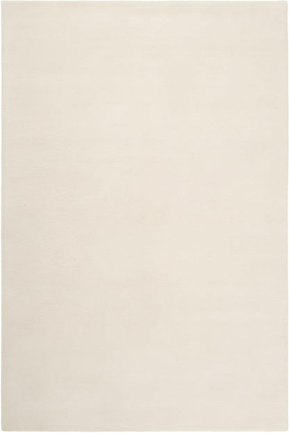 Solid Hand-Tufted Wool Area Rug – Minimalist Modern