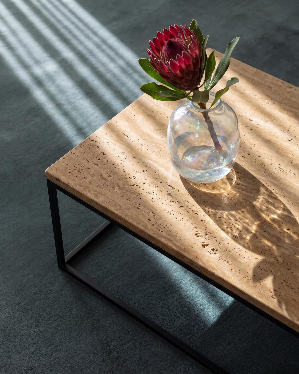 Solid Hand-Tufted Wool Area Rug – Minimalist Modern