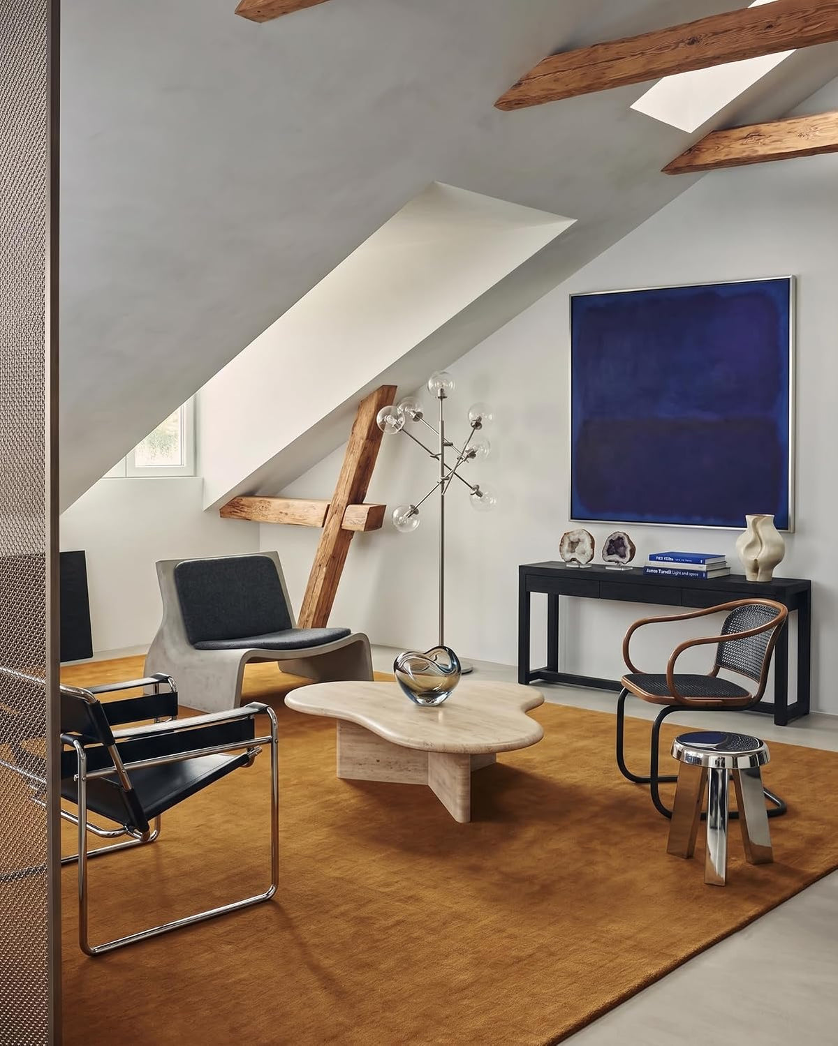 Solid Hand-Tufted Wool Area Rug – Minimalist Modern