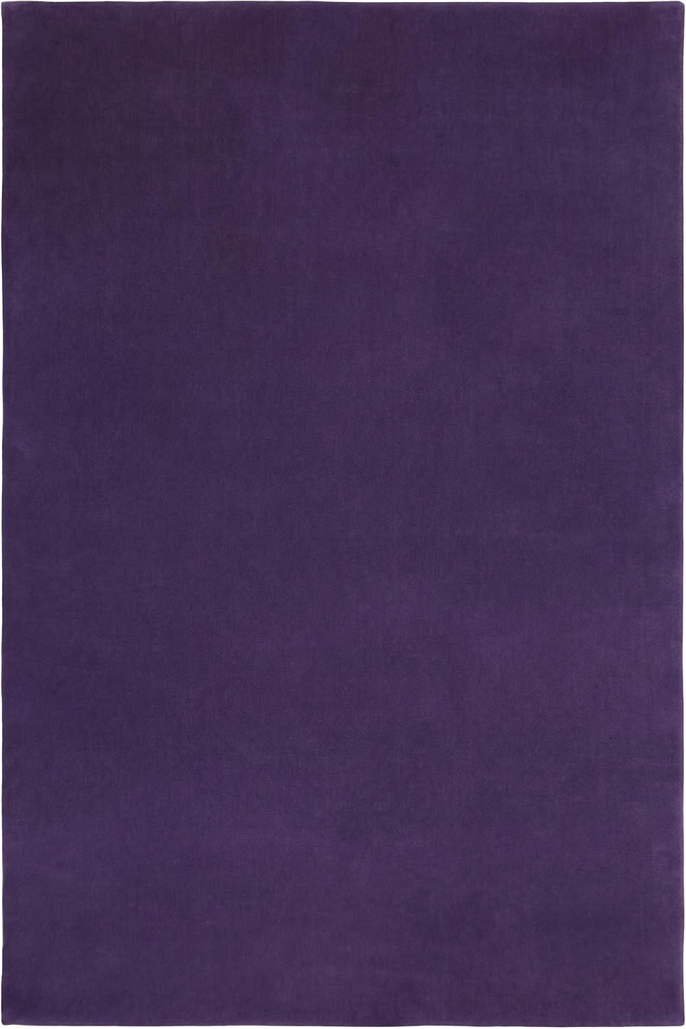 Solid Hand-Tufted Wool Area Rug – Minimalist Modern