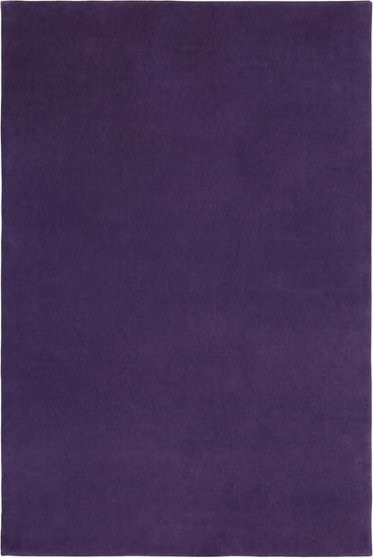 Solid Hand-Tufted Wool Area Rug – Minimalist Modern