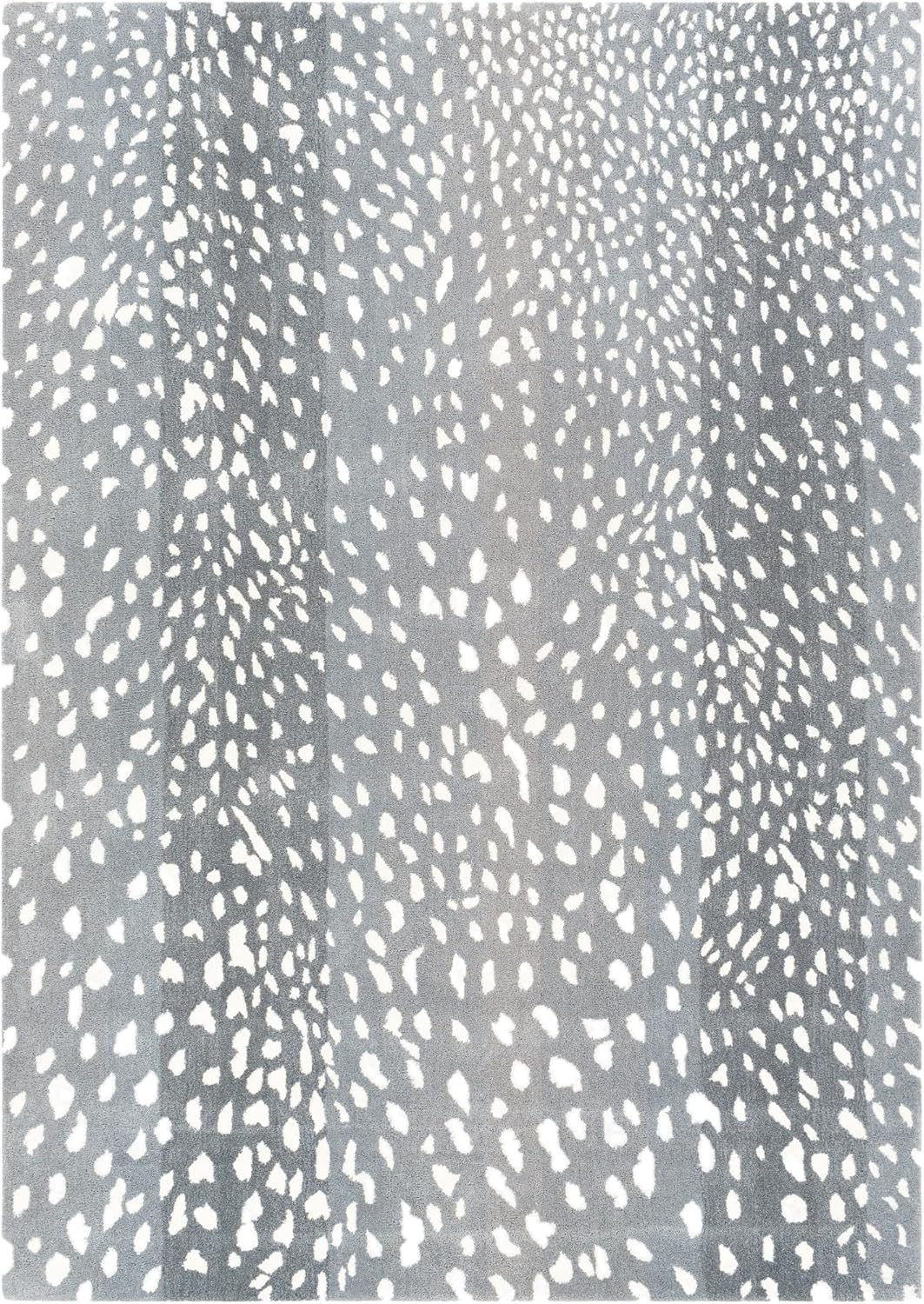 Antelope & Cheetah Print Wool Area Rug