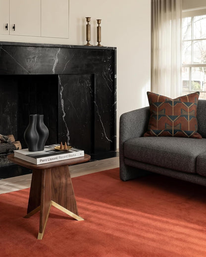Solid Hand-Tufted Wool Area Rug – Minimalist Modern